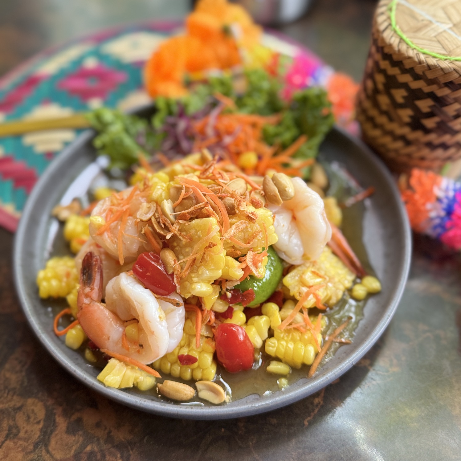 Thai food served with love